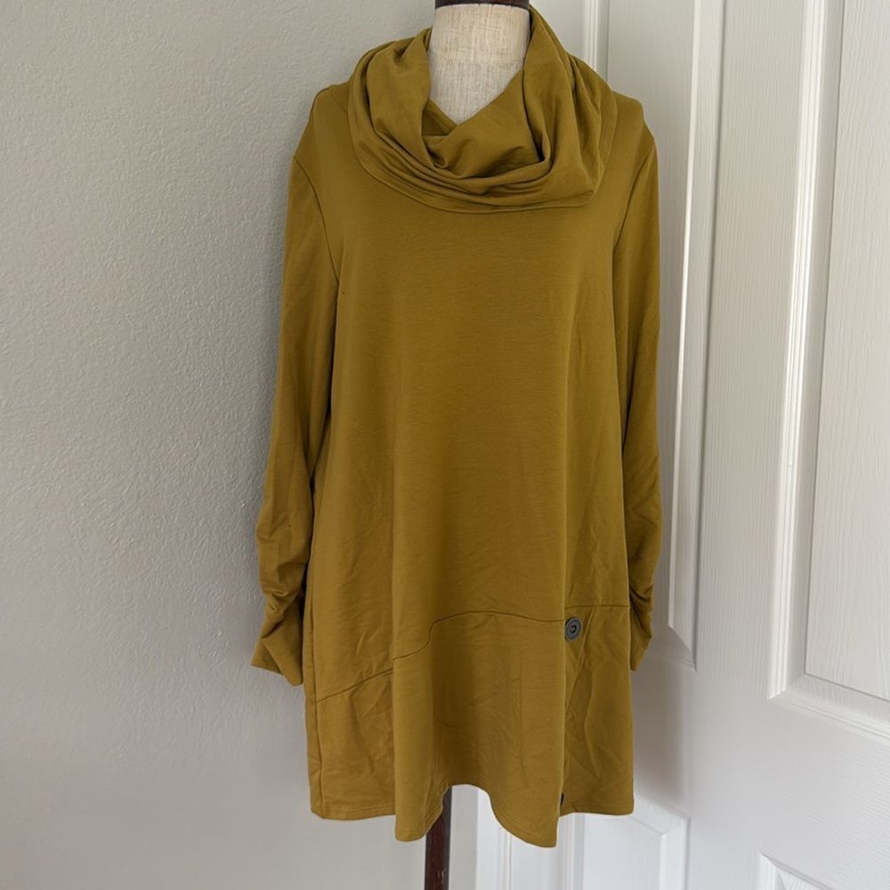 Chalet cowlneck lagenlook tunic top